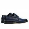 Men stylish, elegant shoes 840 a indigo