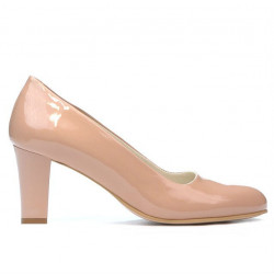 Women stylish, elegant shoes 1209 patent nude