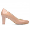 Women stylish, elegant shoes 1209 patent nude
