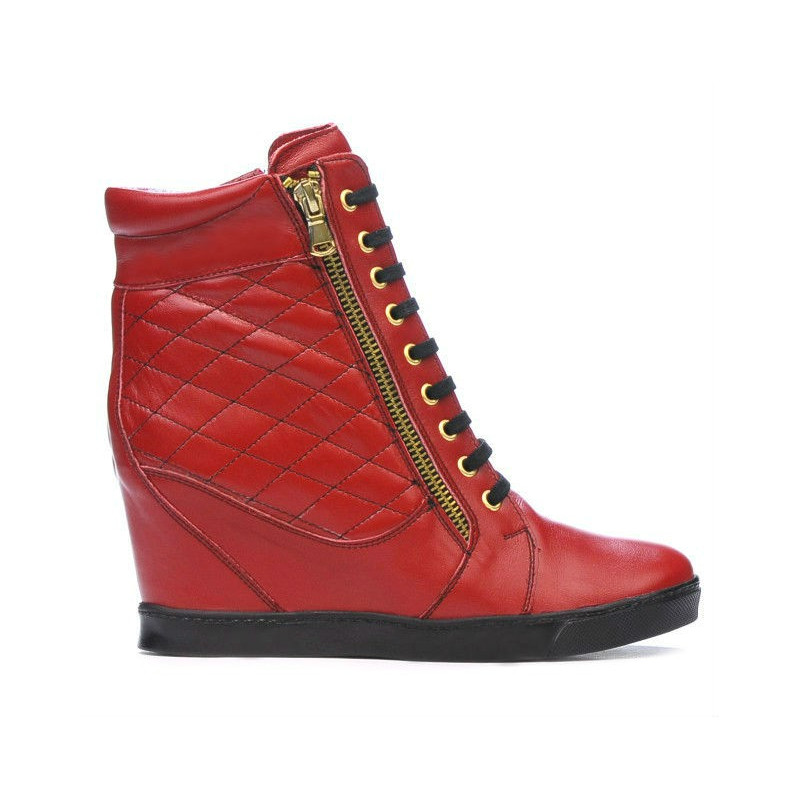 Women boots 3286 red