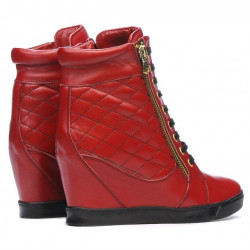 Women boots 3286 red