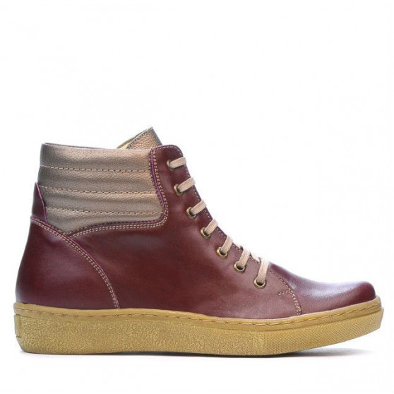 Women boots 3310 bordo combined
