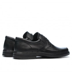 Men stylish, elegant shoes 843m black