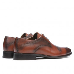 Men stylish, elegant shoes ( large size) 822m a brown