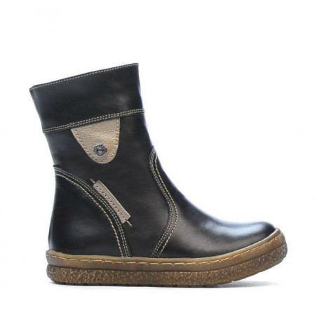Small children boots 34c black+aramiu