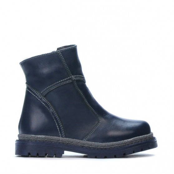 Small children boots 35c indigo