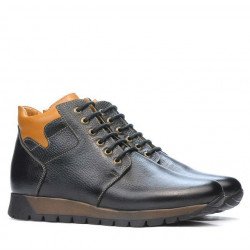 Men boots 495 black+brown