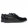 Men stylish, elegant, casual shoes 759 black