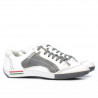 Teenagers stylish, elegant shoes 307 crep white+gray