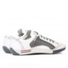 Teenagers stylish, elegant shoes 307 crep white+gray