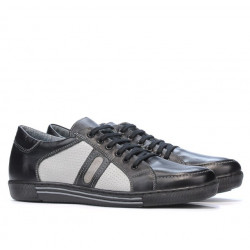 Teenagers stylish, elegant shoes 310 black+gray