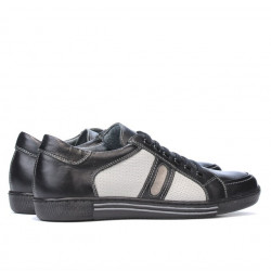 Teenagers stylish, elegant shoes 310 black+gray