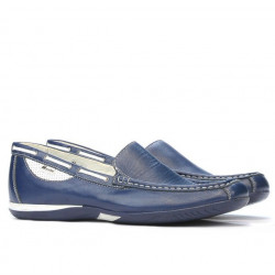 Men loafers, moccasins 719 indigo