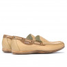 Mocasini 719p beige perforat