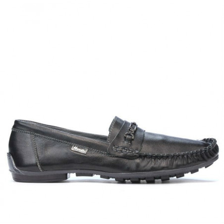 Men loafers, moccasins 737 black