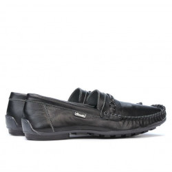 Men loafers, moccasins 737 black