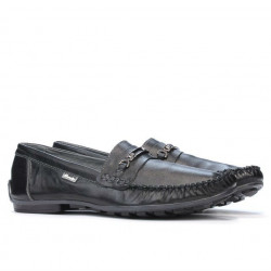 Men loafers, moccasins 737 black