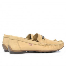 Men loafers, moccasins 737 beige