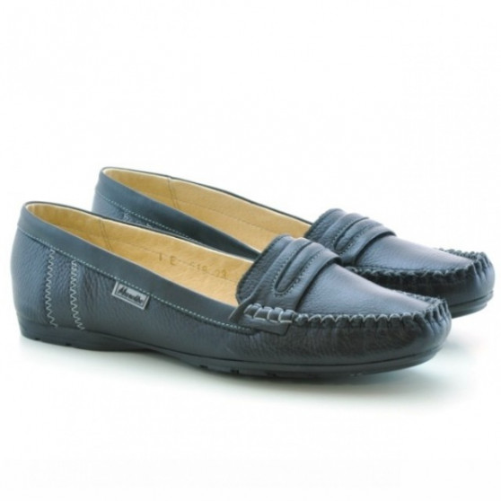 Women loafers, moccasins 619 black