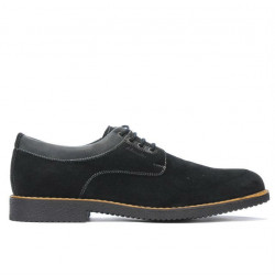 Men casual shoes 739 black velour