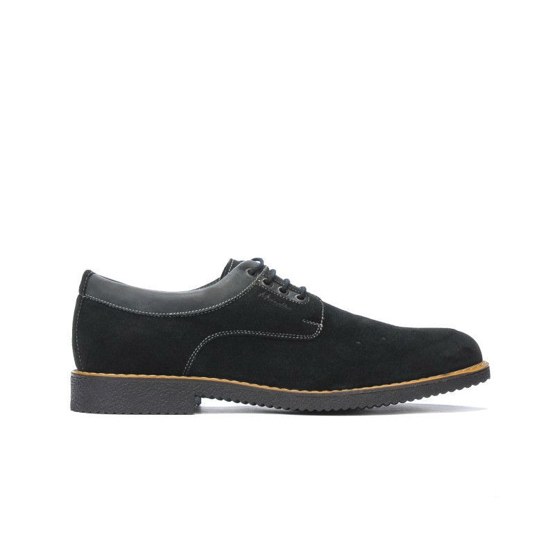 Men casual shoes 739 black velour