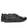 Men stylish, elegant, casual shoes 752 black