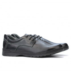 Men stylish, elegant, casual shoes 752 black