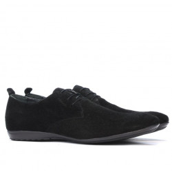 Men casual shoes 794 black velour 