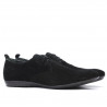 Men casual shoes 794 black velour 