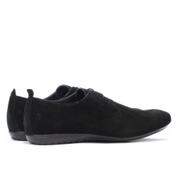 Men casual shoes 794 black velour 