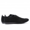 Men casual shoes 794 black velour 
