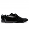 Pantofi eleganti 796 black velour combined
