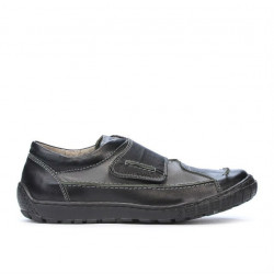 Children shoes 107 black+gray