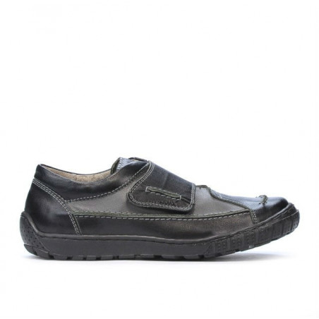 Children shoes 107 black+gray