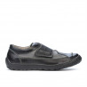 Children shoes 107 black+gray