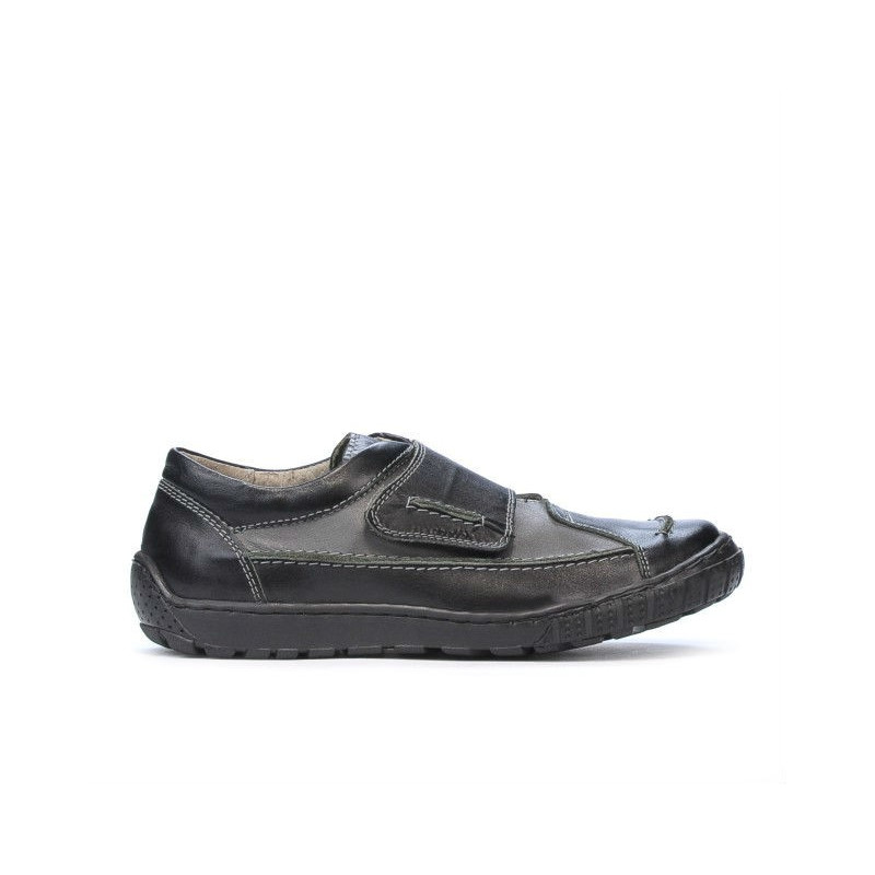 Children shoes 107 black+gray