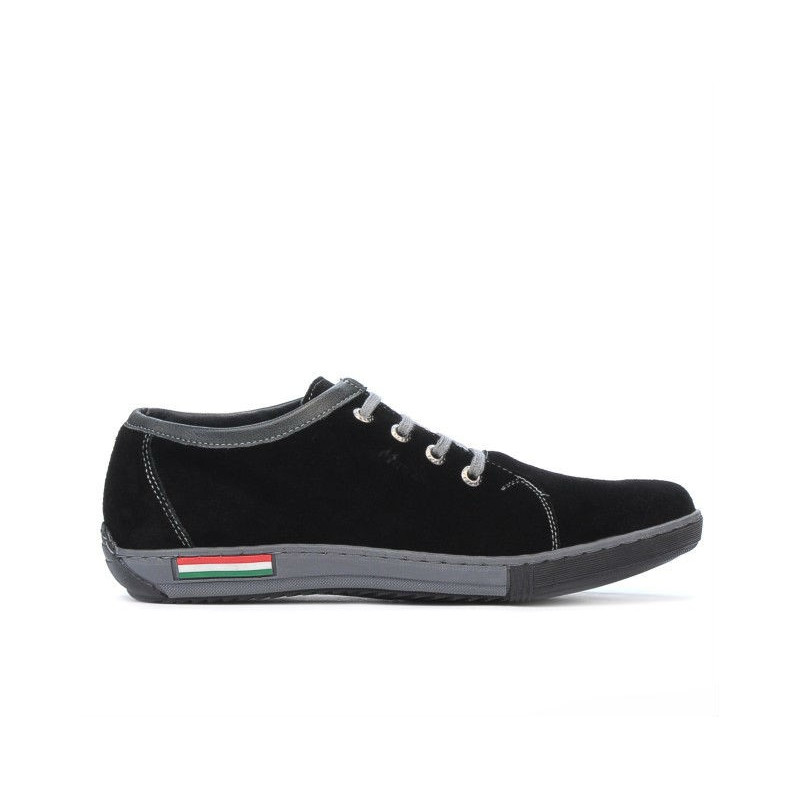 Teenagers stylish, elegant shoes 309 black velour