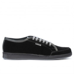 Teenagers stylish, elegant shoes 312 black velour