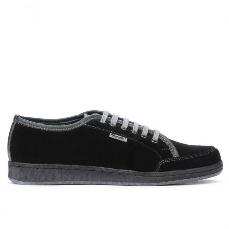 Teenagers stylish, elegant shoes 312 black velour