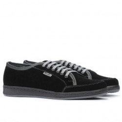 Teenagers stylish, elegant shoes 312 black velour