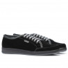 Teenagers stylish, elegant shoes 312 black velour
