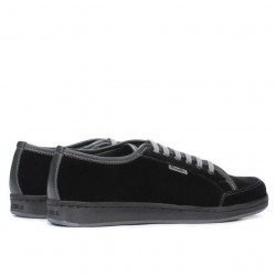 Teenagers stylish, elegant shoes 312 black velour