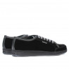 Teenagers stylish, elegant shoes 312 black velour