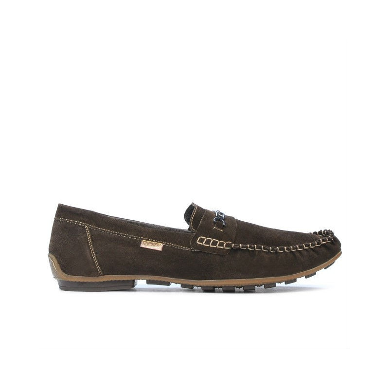 Men loafers, moccasins 737 cafe velour