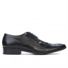 Men stylish, elegant shoes 795 black