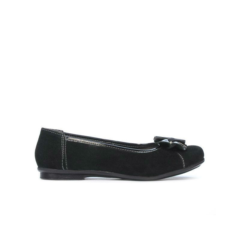 Children shoes 129 black velour