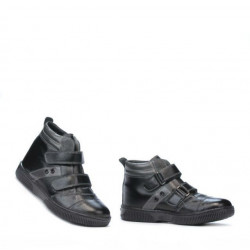 Children boots 3207-1 black+gray