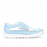 Children shoes 107 bleu+white