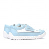 Children shoes 107 bleu+white