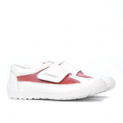 Children shoes 107 white+red